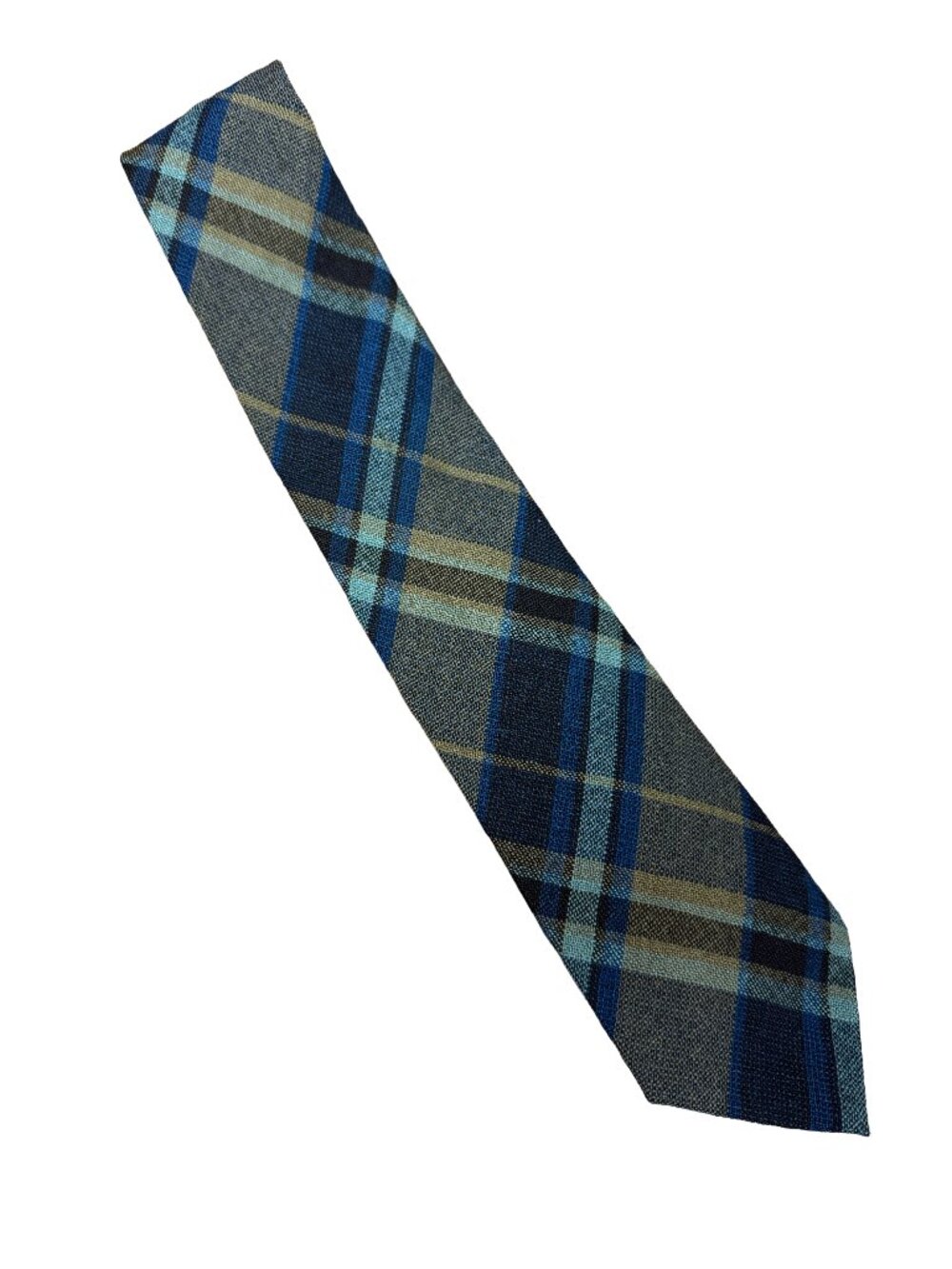 Vintage Pringle of Scotland Lochcarron Tartan Plaid 100% Wool Tie